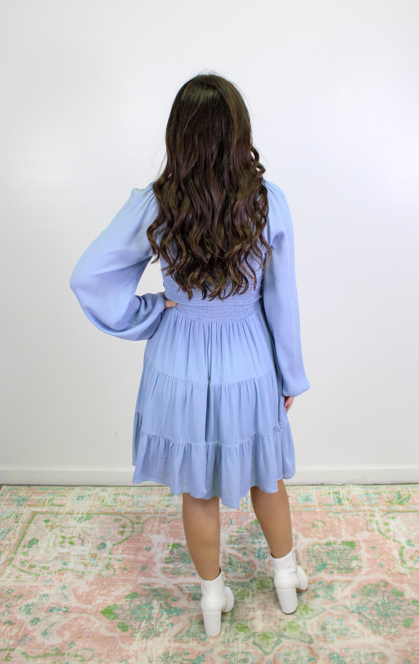 Dusty Blue Dress RTS