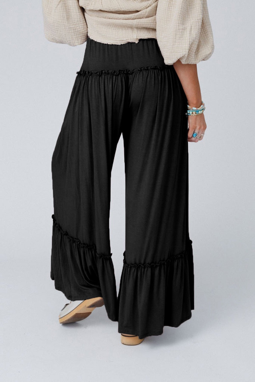 Black Flowy Pants December.