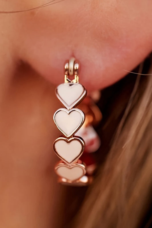 Heart Hoop Earrings LT