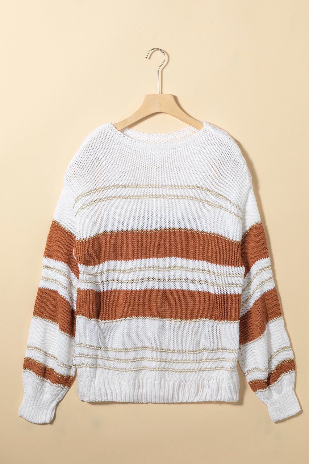 Striped Brown Sweater LT