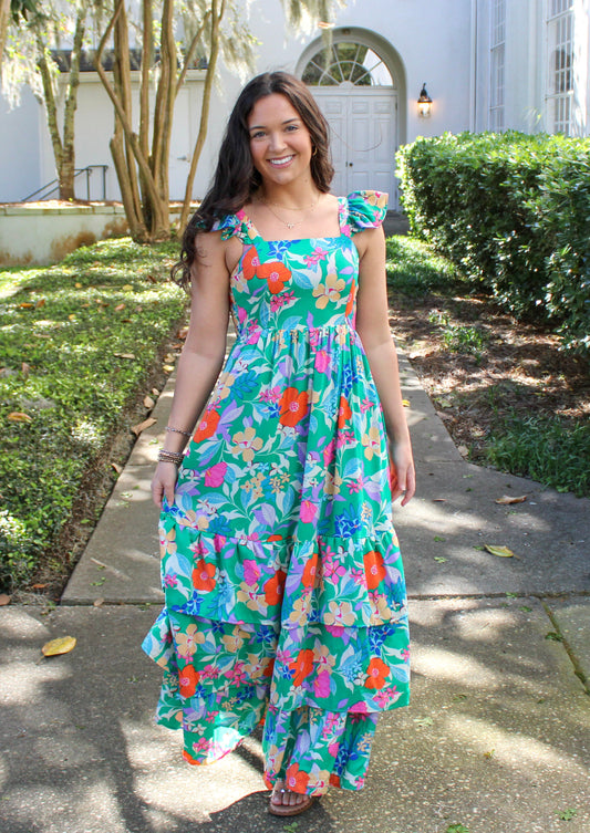 Floral Ruffle Dress LT